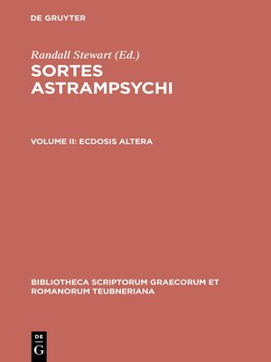 cover image of Ecdosis altera